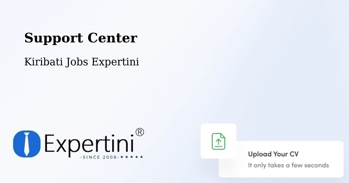 Support Services – Beru - Kiribati Jobs Expertini